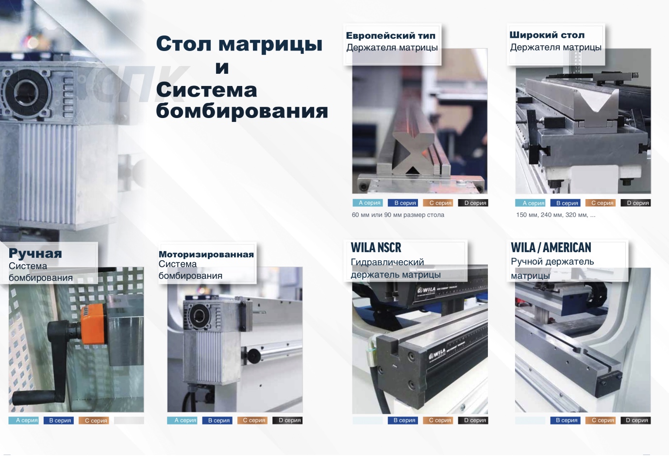 Гидравлический листогибочный пресс MVD C Series