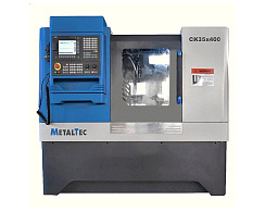 Токарный станок c ЧПУ с горизонтальной станиной MetalTec CK 35x400