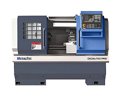 Токарный станок c ЧПУ с горизонтальной станиной MetalTec CK 36x750 PRO