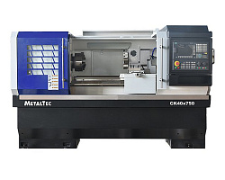 Токарный станок c ЧПУ с прямой станиной MetalTec CK 40х750